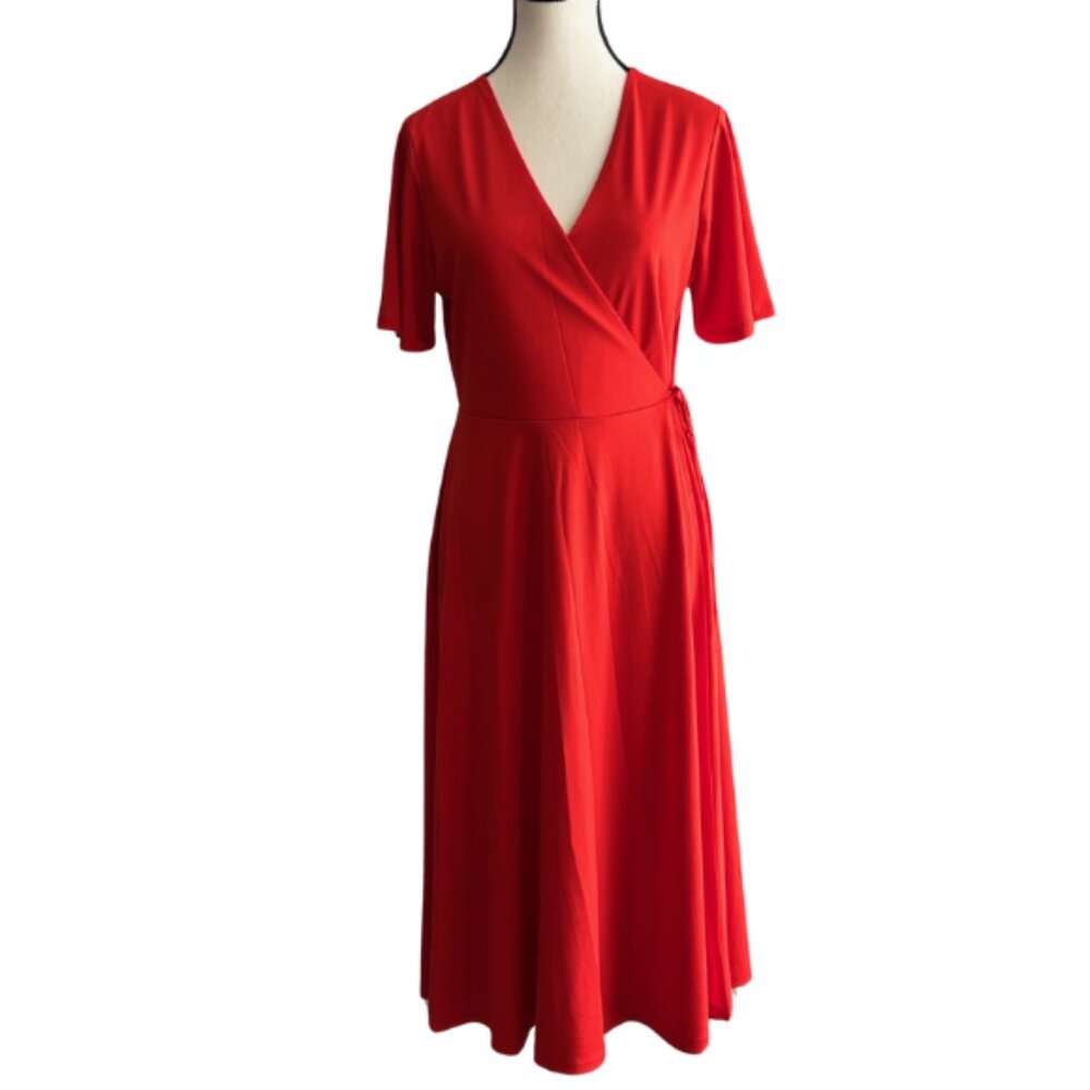 H&M BEAUTIFUL ORANGE DRESS, SZ.M